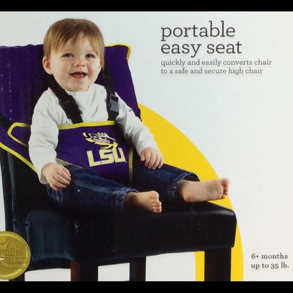 🐯NCAA LSU Tigers Cozy Cover Portable Easy Seat - Picture 1 of 4